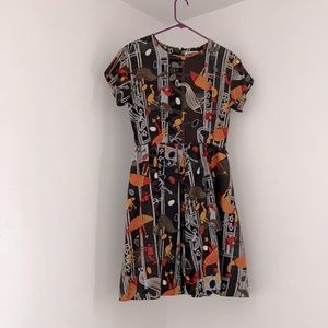 Awesome dinosaur bird dress